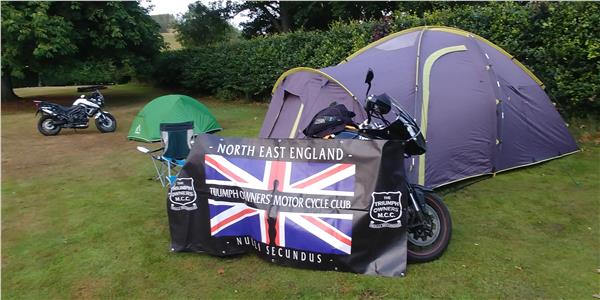 Clennell - Branch banner on excellent camping field