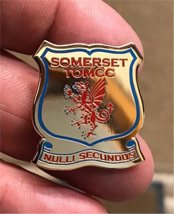 Somerset metal badge